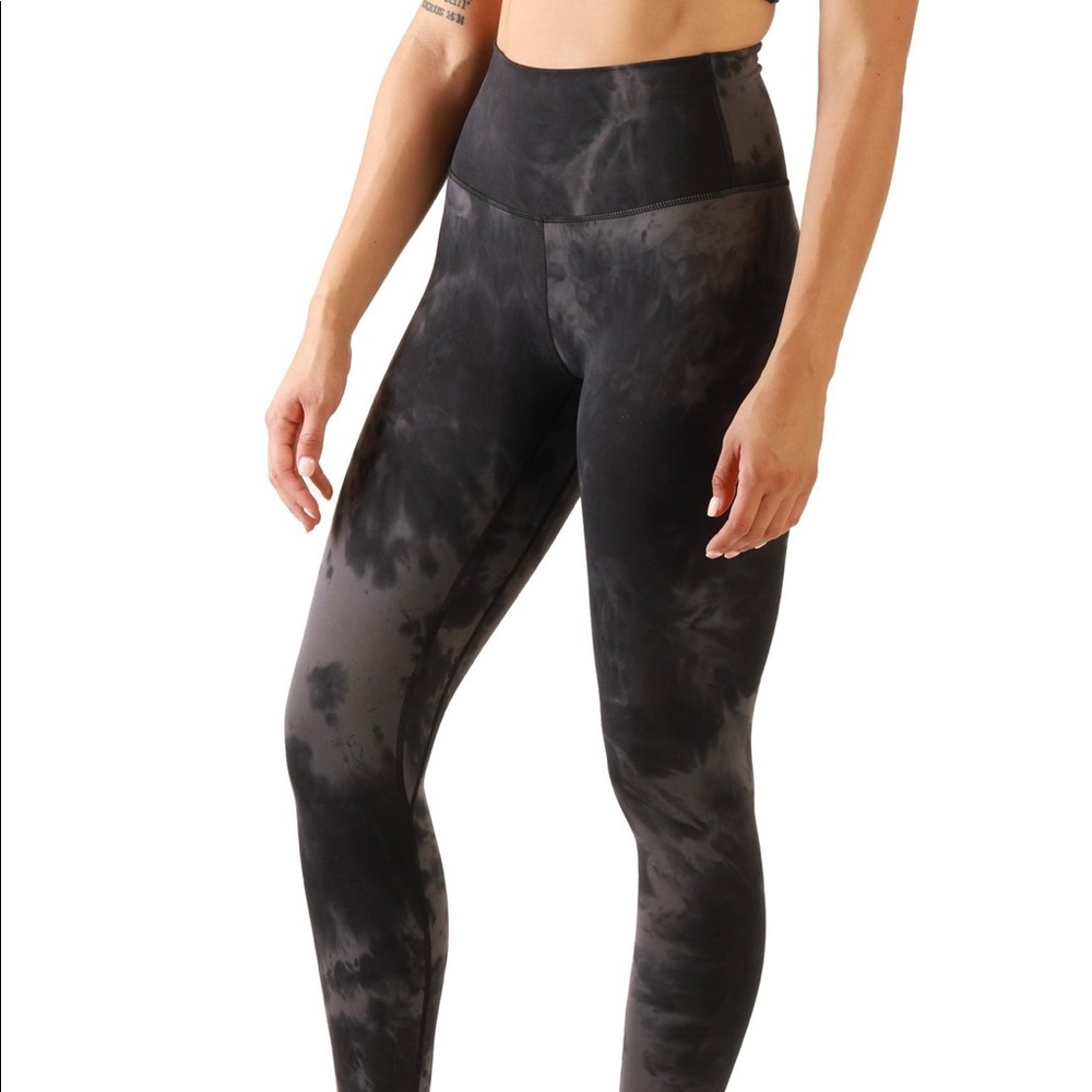 Dream Leggings - Tie Dye Black (Strong Physiquez)